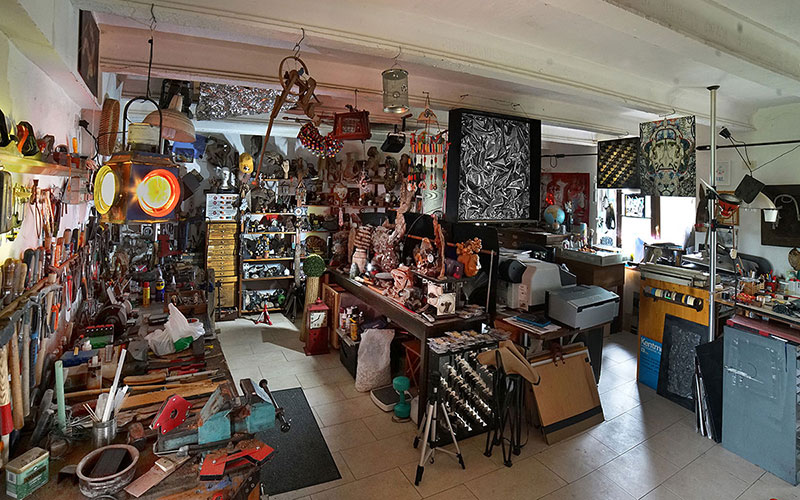 The studio holding together a lifetime of work