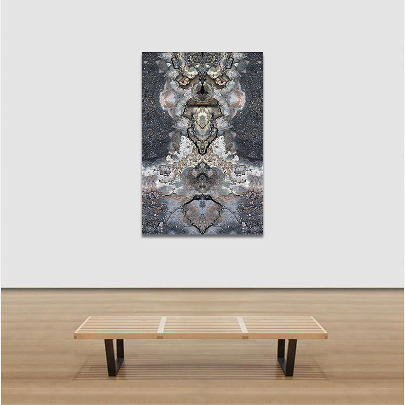 View in a room of Perceptual fine art photograph by Enzo Ragazzini from the Creature series: Creature - Wall I (2014)